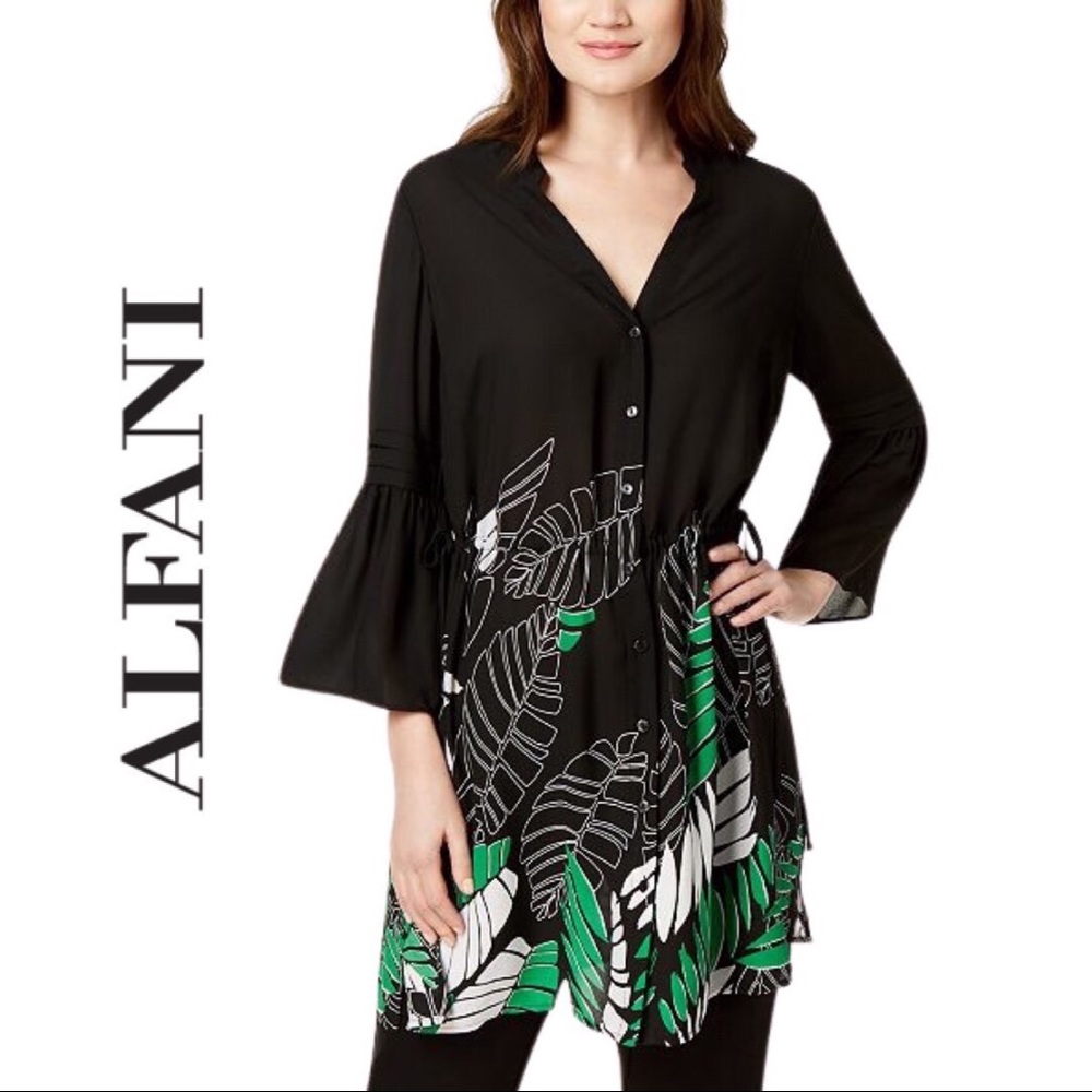 Alfani | Drawstring Waist Tunic | Size: M